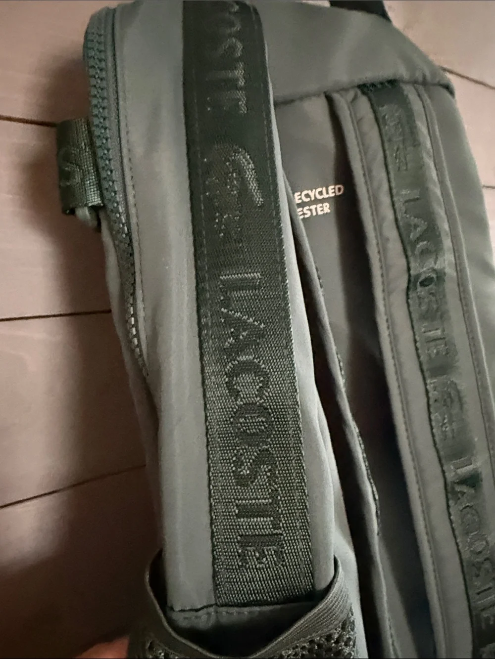Lacoste streamlined backpack